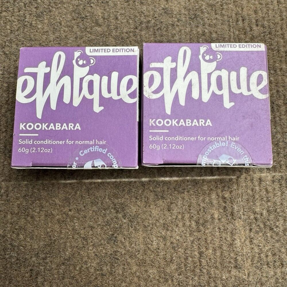 Ethique Kookabara Solid Conditioner Bar Limited Edition NIB